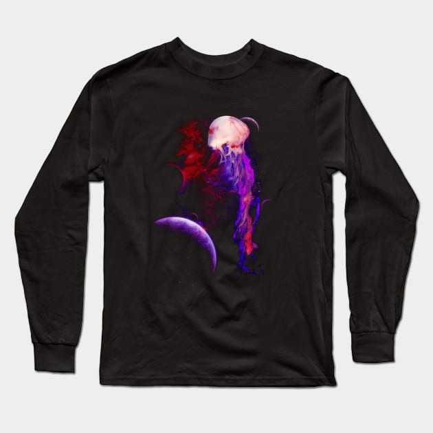 Space fish Long Sleeve T-Shirt by FanFreak